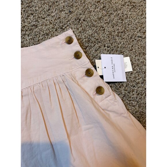 NEW American Eagle Stretch Bubble Mini Skort Skirt Mid-Rise Hushed Violet 14 - Picture 6 of 12